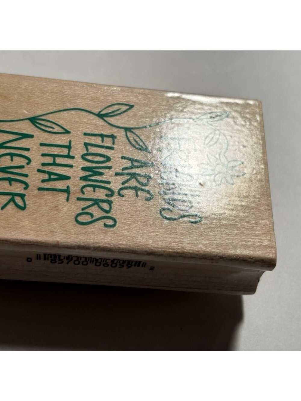 Hero Arts Rubber Stamp Wood Mounted Friends Are Flowers Floral Art Sketch 1995 - Picture 4 of 13